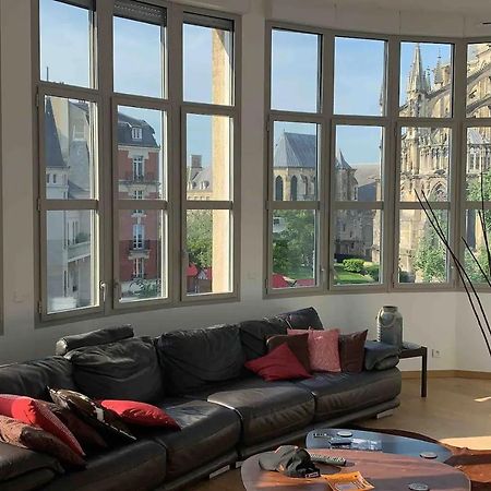 Loft Des Sacres - Vue Unique Sur La Cathedrale Apartment Reims Ngoại thất bức ảnh