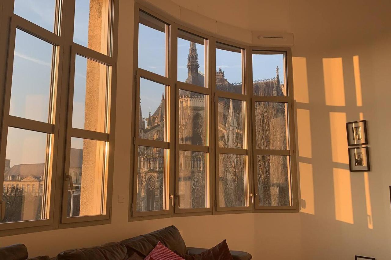Loft Des Sacres - Vue Unique Sur La Cathedrale Apartment Reims Ngoại thất bức ảnh